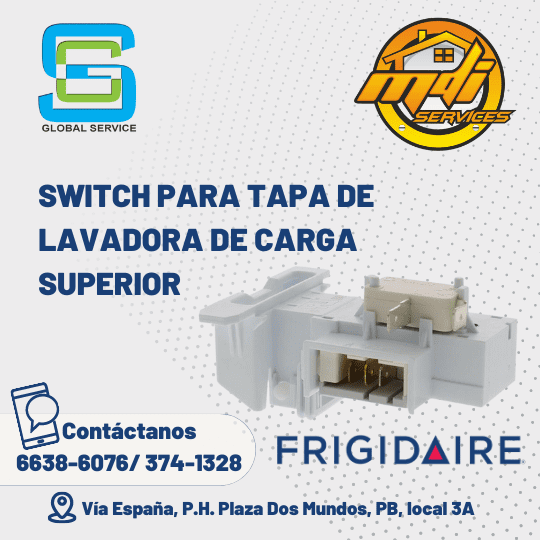 SWITCH LAVADORA FRIGIDAIRE 134936800